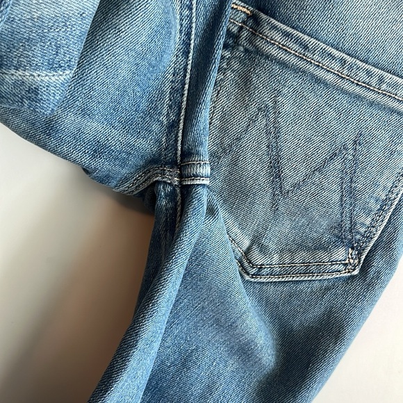 MOTHER  Mid Rize Dazzler Ankle Fray Size 24 NWT - Picture 12 of 16